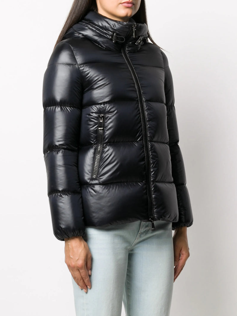 Moncler logo-patch puffer jacket