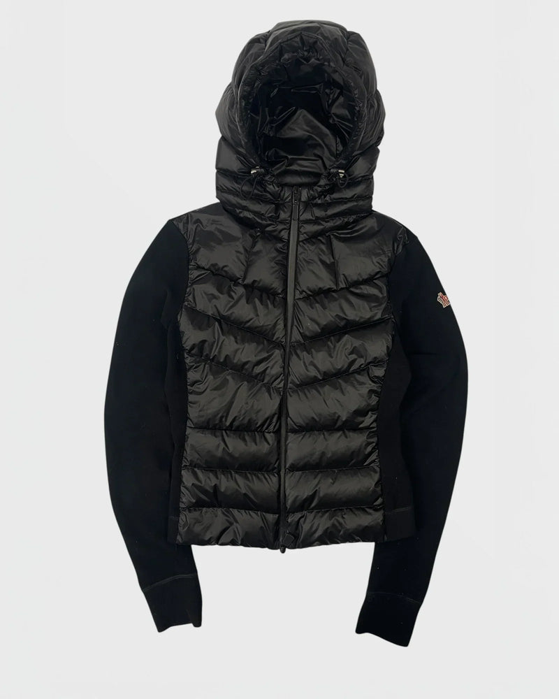 Moncler women's mixed-media cardigan down jacket