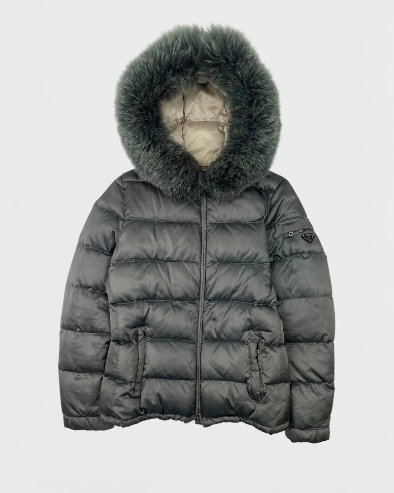 Prada fur down jacket