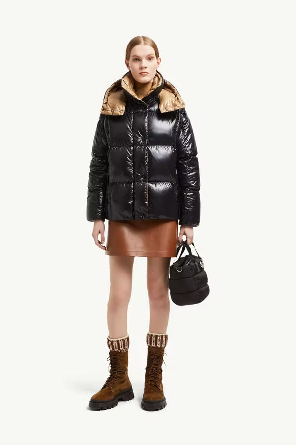 Parana short down jacket with hood