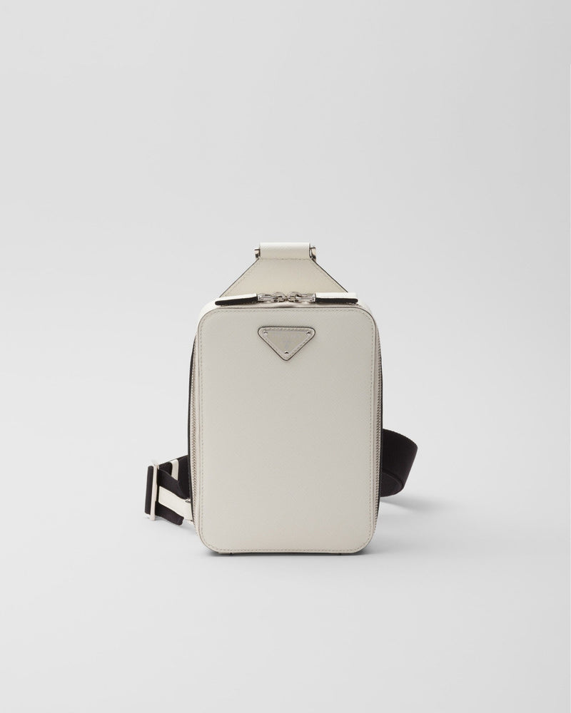 Sac Prada Brique en cuir Saffiano