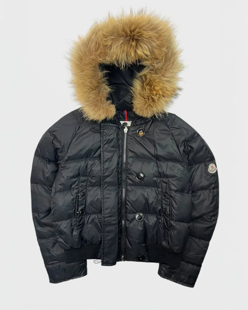 Moncler fur-lined down jacket
