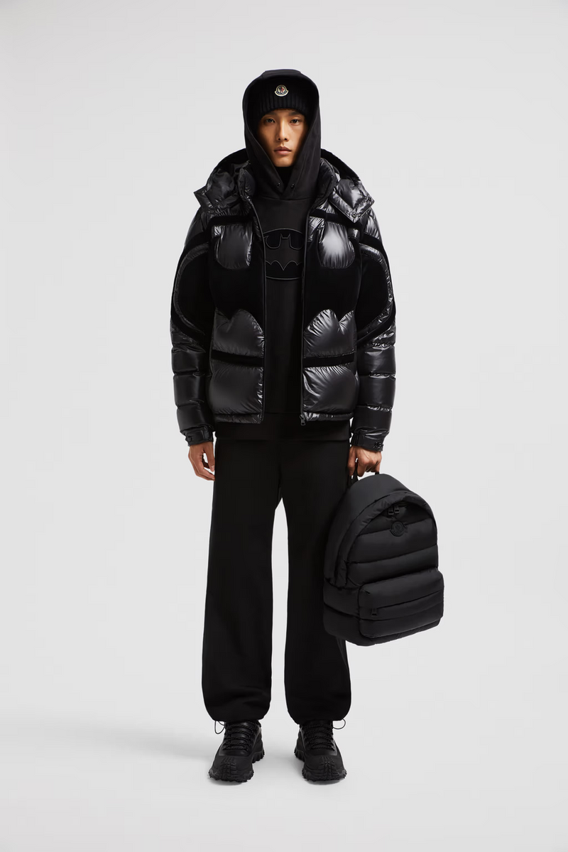 Moncler Solander Batman Black Down Jacket