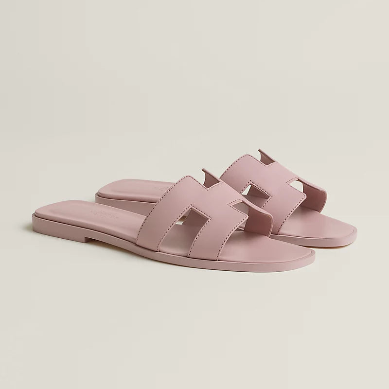 Hermes - Rose Cancan Slides