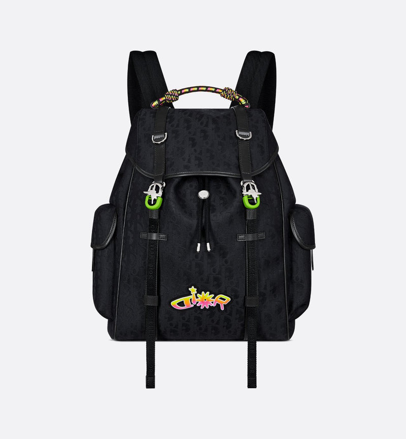 Dior Hit The Road Flap Backpack DIOR AND LEWIS HAMILTON
