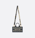 Dior East-West Book Tote with shoulder strap
