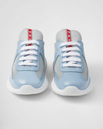 Prada America’s Cup Bike fabric sneakers in sky blue