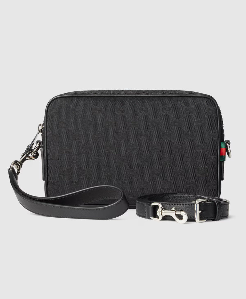 Sac à bandoulière en toile GG petit format