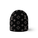 Bonnet et Écharpe LV Fit Monogram Noir