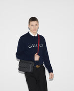 GG Black small shoulder bag