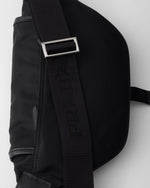 Sac porté épaule en Re-Nylon et cuir Saffiano