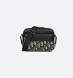 Rider 2.0 Zipped Messenger Mini Bag Black and Beige