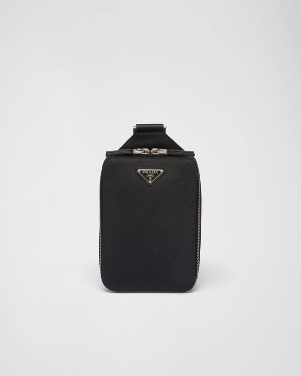 Sac Prada Brique en cuir Saffiano