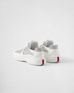 Prada America’s Cup White Bike Fabric Sneakers