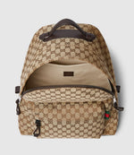 Sac à dos en toile GG moyen format