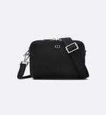CD Icon zipped shoulder pouch