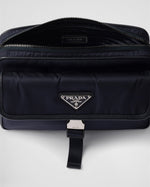 Sac porté épaule en Re-Nylon et cuir Saffiano