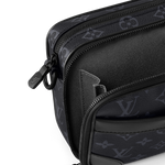 Black Alpha Messenger Bag
