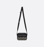 Rider 2.0 Zipped Messenger Mini Bag Black and Beige
