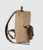 Sac à dos en toile GG moyen format