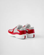 Prada America’s Cup Red Bike Fabric Sneakers