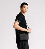 CD Icon zipped shoulder pouch
