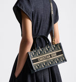 Dior East-West Book Tote with shoulder strap