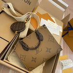 LV - Small OnTheGo BB Tote Brown double