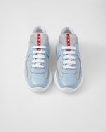 Prada America’s Cup Bike fabric sneakers in sky blue