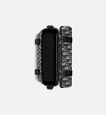 Dior Hit The Road Black and Beige Flap Messenger Bag