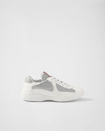 Prada America’s Cup White Bike Fabric Sneakers