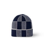 Bonnet et Écharpe Damier Heritage Bleu Marine