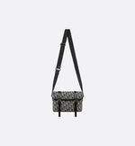 Dior Hit The Road Black and Beige Flap Messenger Bag