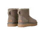 Femme Botte Classic Mini II Gris Galet