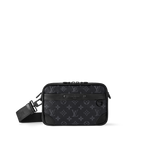 Black Alpha Messenger Bag