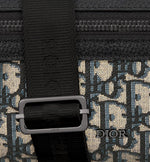 Rider 2.0 Zipped Messenger Mini Bag Black and Beige