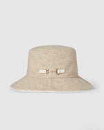GG denim bucket hat with Horsebit