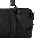 Sac Keepall Bandoulière 25 Noir Cuir