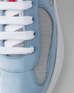 Prada America’s Cup Bike fabric sneakers in sky blue