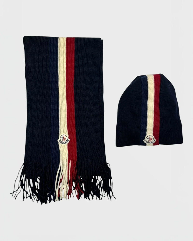 Moncler scarf and hat