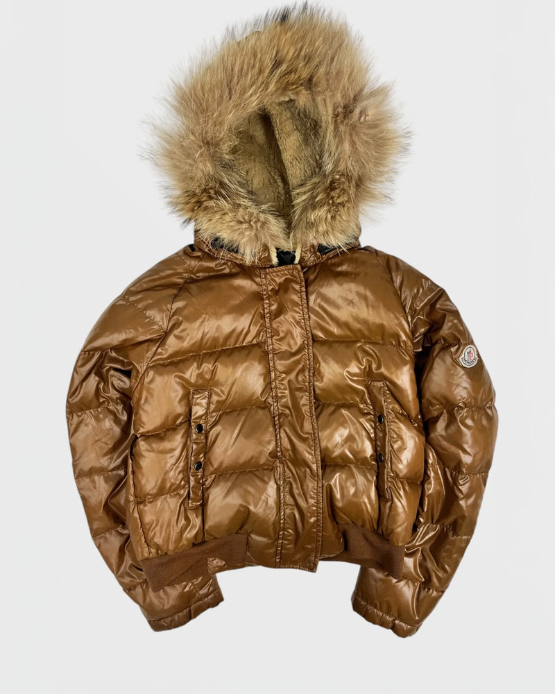 Moncler fur down jacket