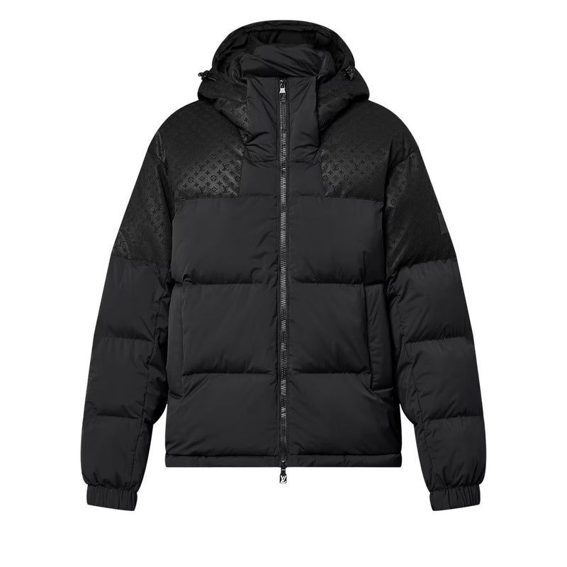 Blouson à détails Monogram en duvet Ecodown